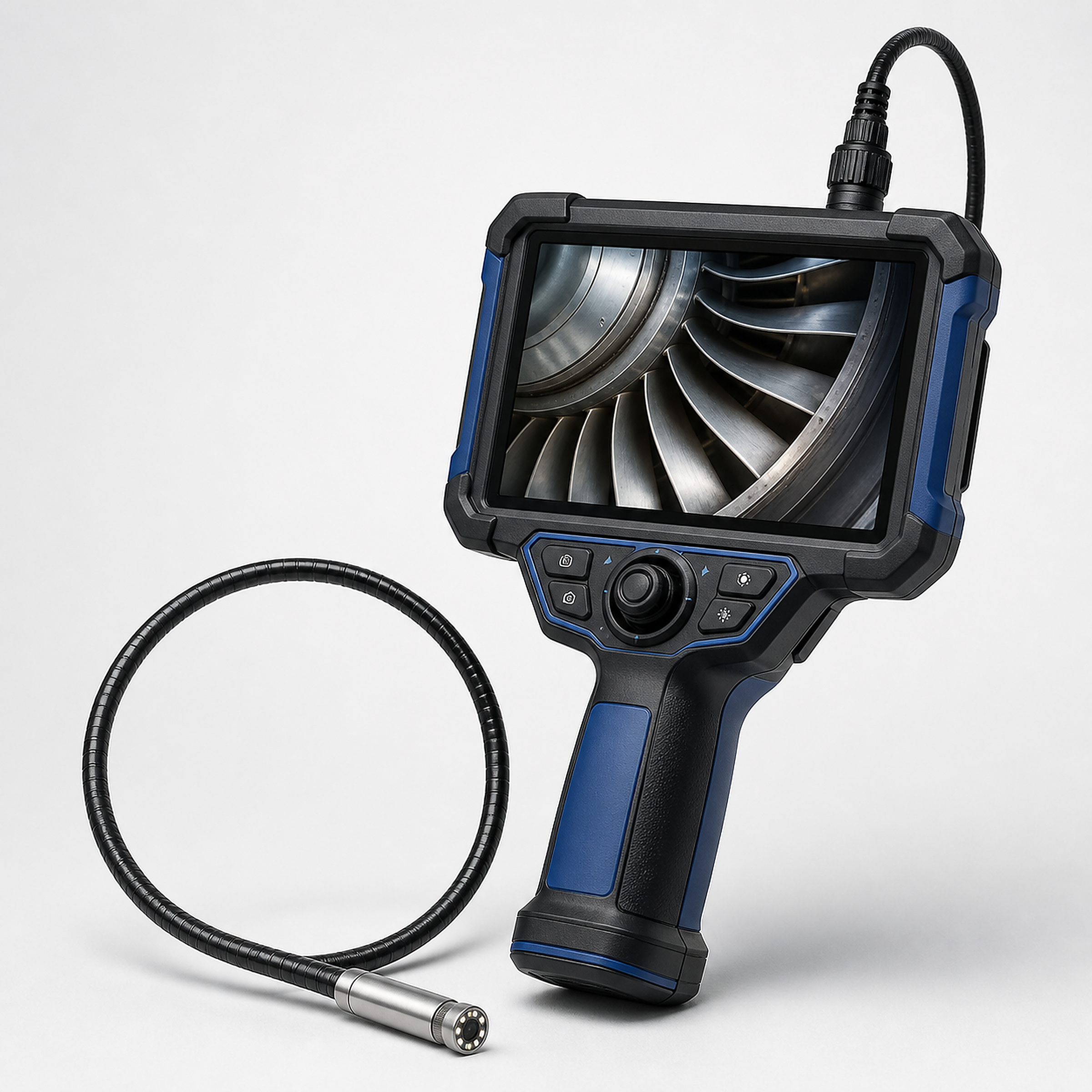 Move from the outside to the inside of the equipment